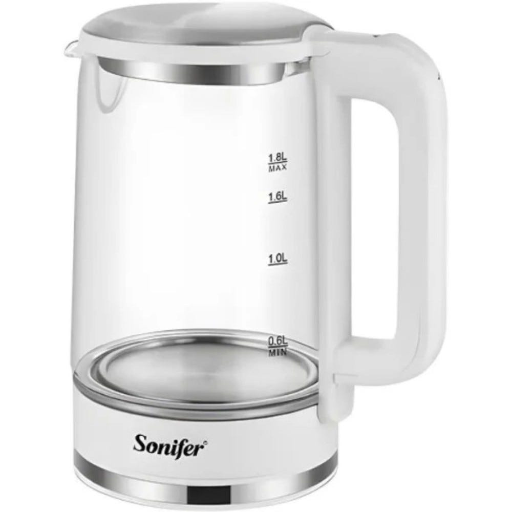 Electric Glass Kettle SONIFER 1500W 1.8L SF-2141
