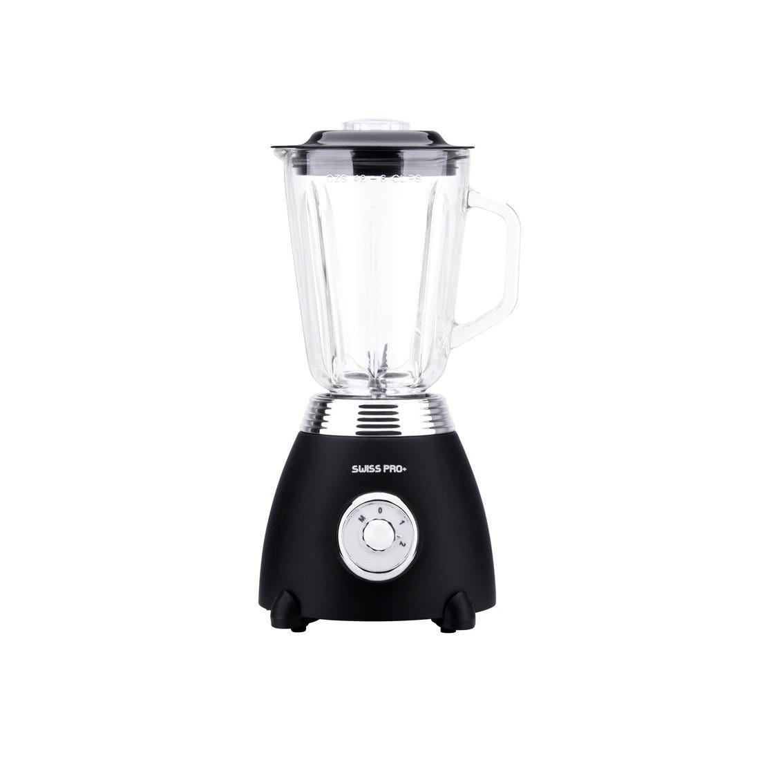 Swiss Pro Blender 1.5L - Glass Jar - 2 speeds with pulse -