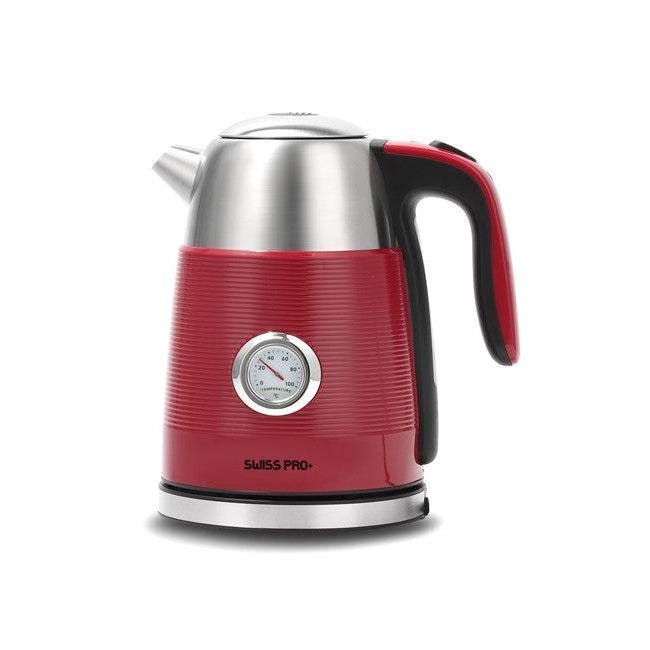 Swiss Pro Retro Kettle 1.7L - 2250W - Red SP-WK2250.R