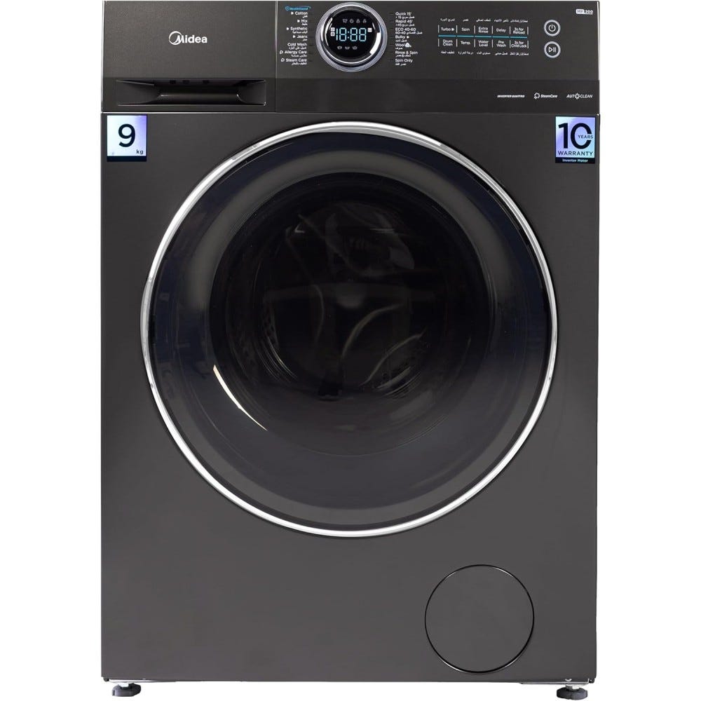 Midea Washing Machine Front Load 9K Inverter Steam