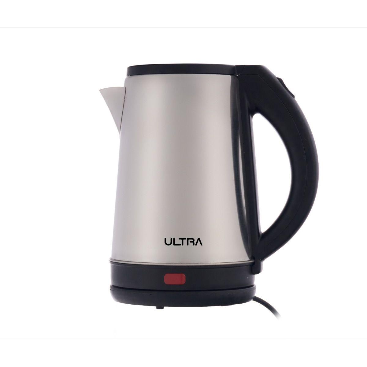 Electric Kettle, 2 Liters, 2000 Watt, Black and Stainless St
