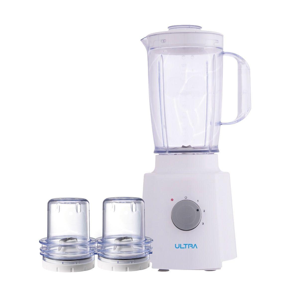 Countertop Blender with Attachments, 1.6 Liters, 600W, White