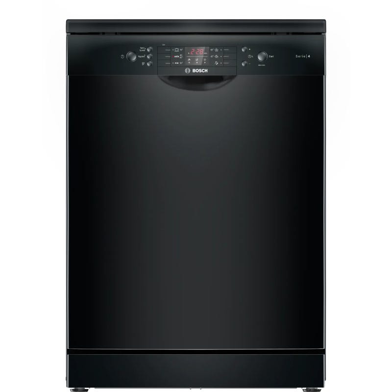 Bosch Dishwasher 60cm 14 Place 6 Programs Series 4 Black Mod