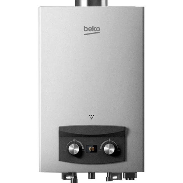 Digital Gas Water Heater, 6 Liters, Silver