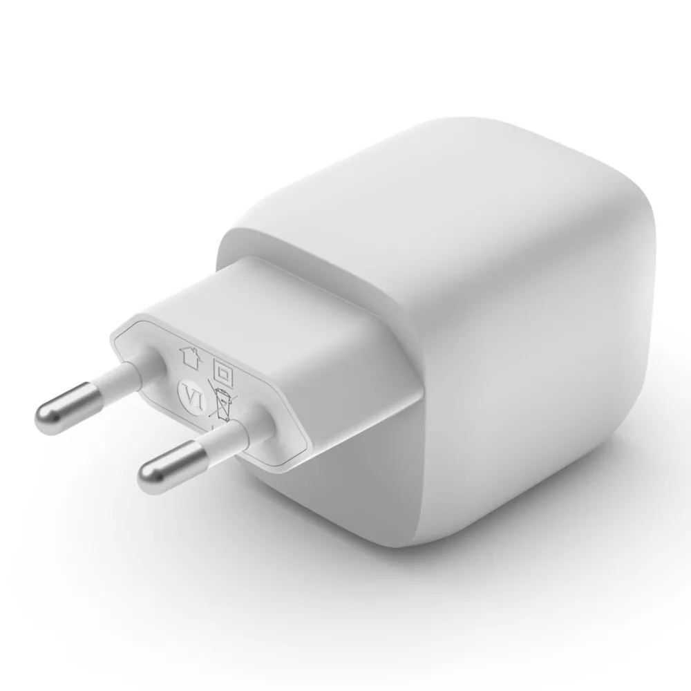 Belkin 45W DUAL USB-C GAN CHARGER - White