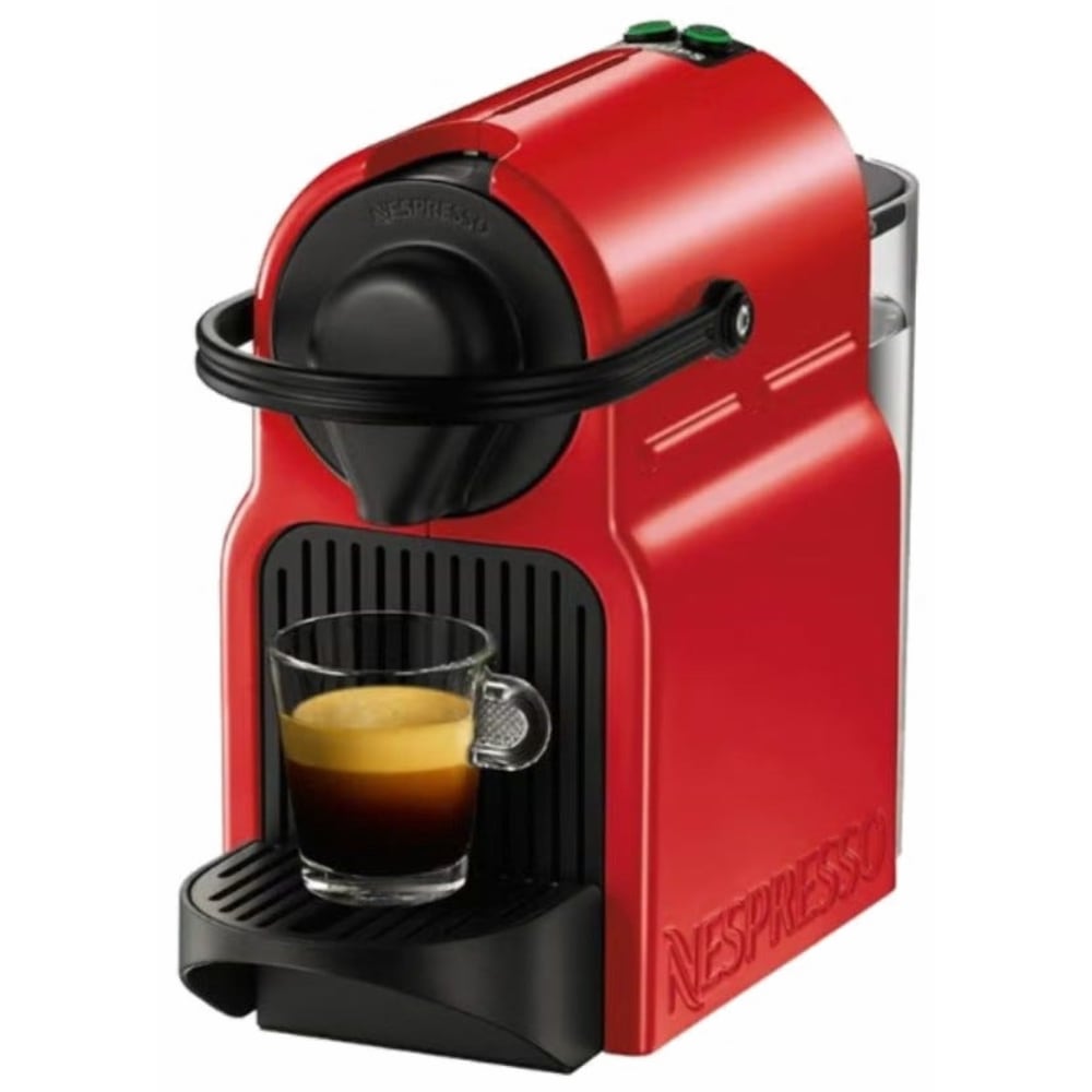 Nespresso inissia CoffeeMachine 9 Cap 0.7L 19Bar Red