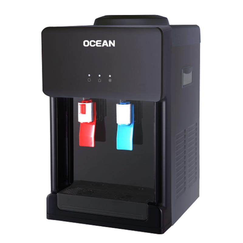Desk-Top Water Dispenser , 2 Taps, Black Cooling capacity of