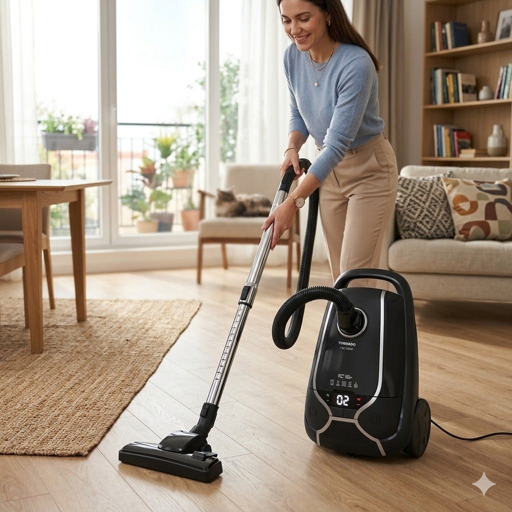 Vacuum Cleaner 2200 Watt HEPA Filter Black