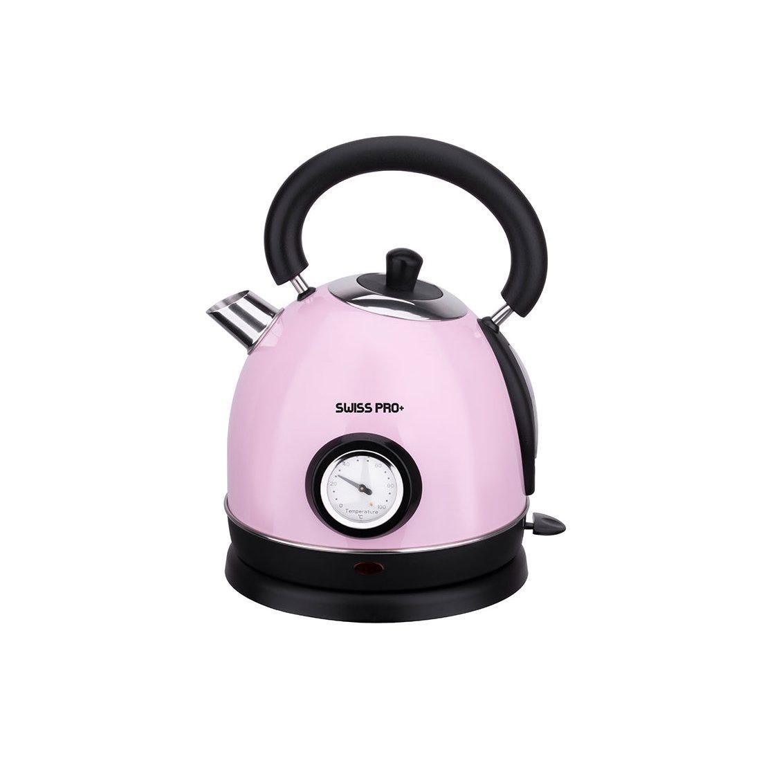 Swiss Pro Retro Kettle 1.8L - 2200W - Pink SP-WK2200BP