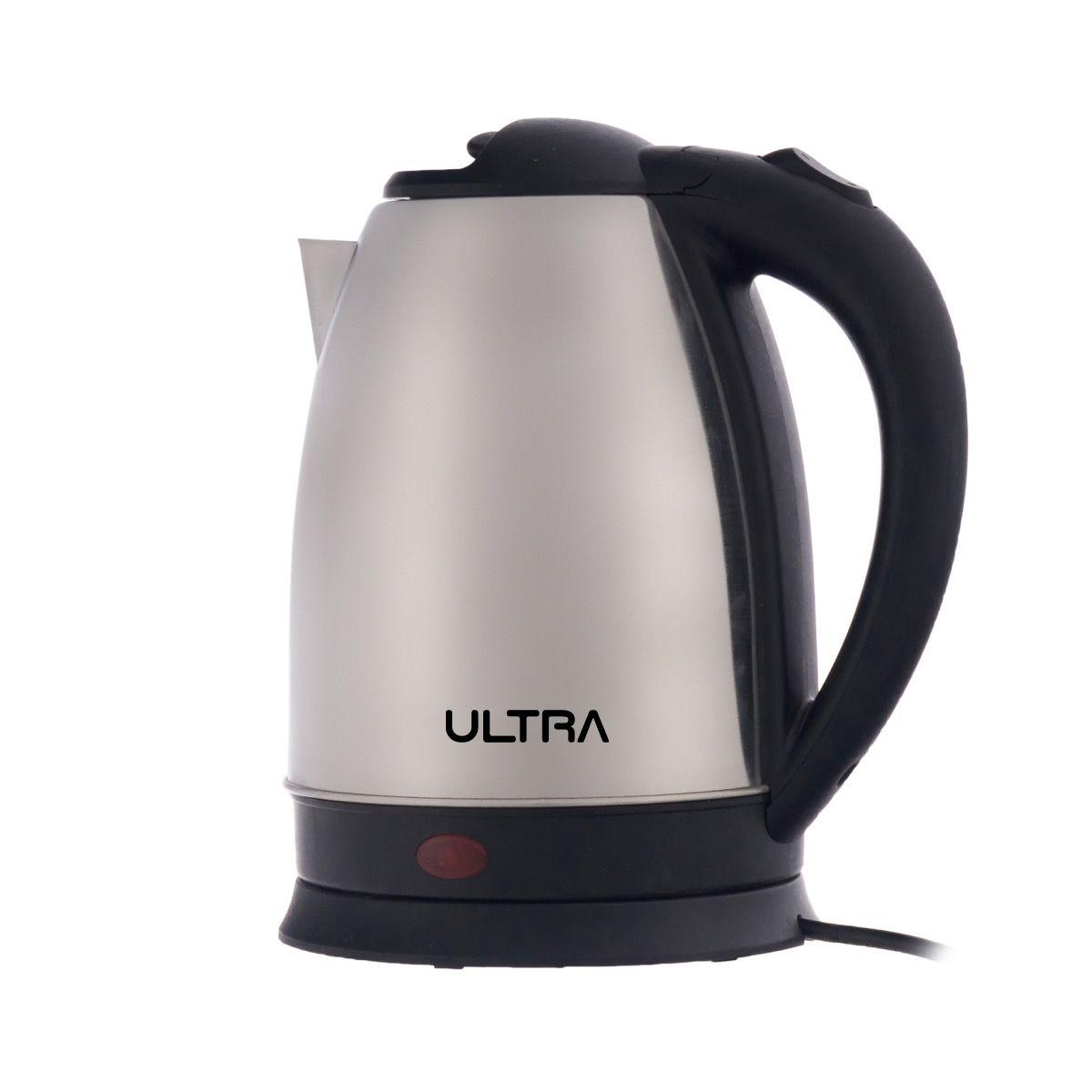 Electric Kettle, 2 Liters, 1500 Watt, Black and Stainless St