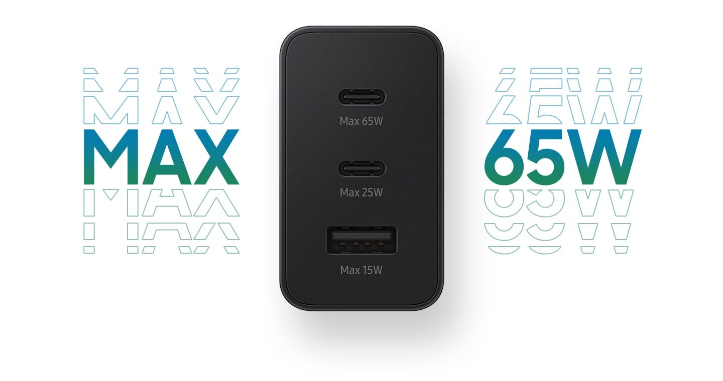 Samsung Power Adapter Trio 65W PD