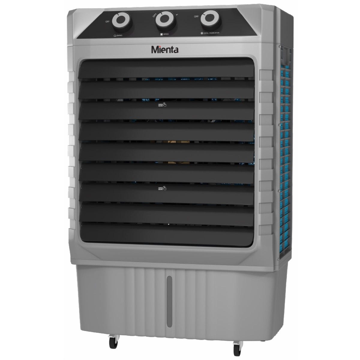 Mienta Air Cooler 2 Tanks 75 Liters - Gray