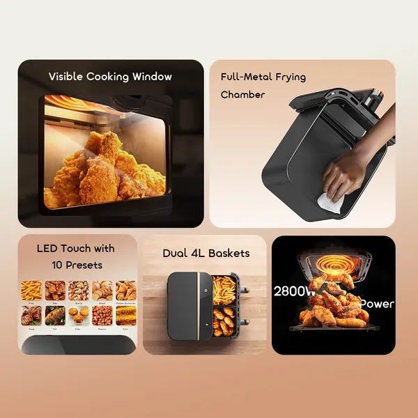 visualization grill,frying pan designed with all metal, LED