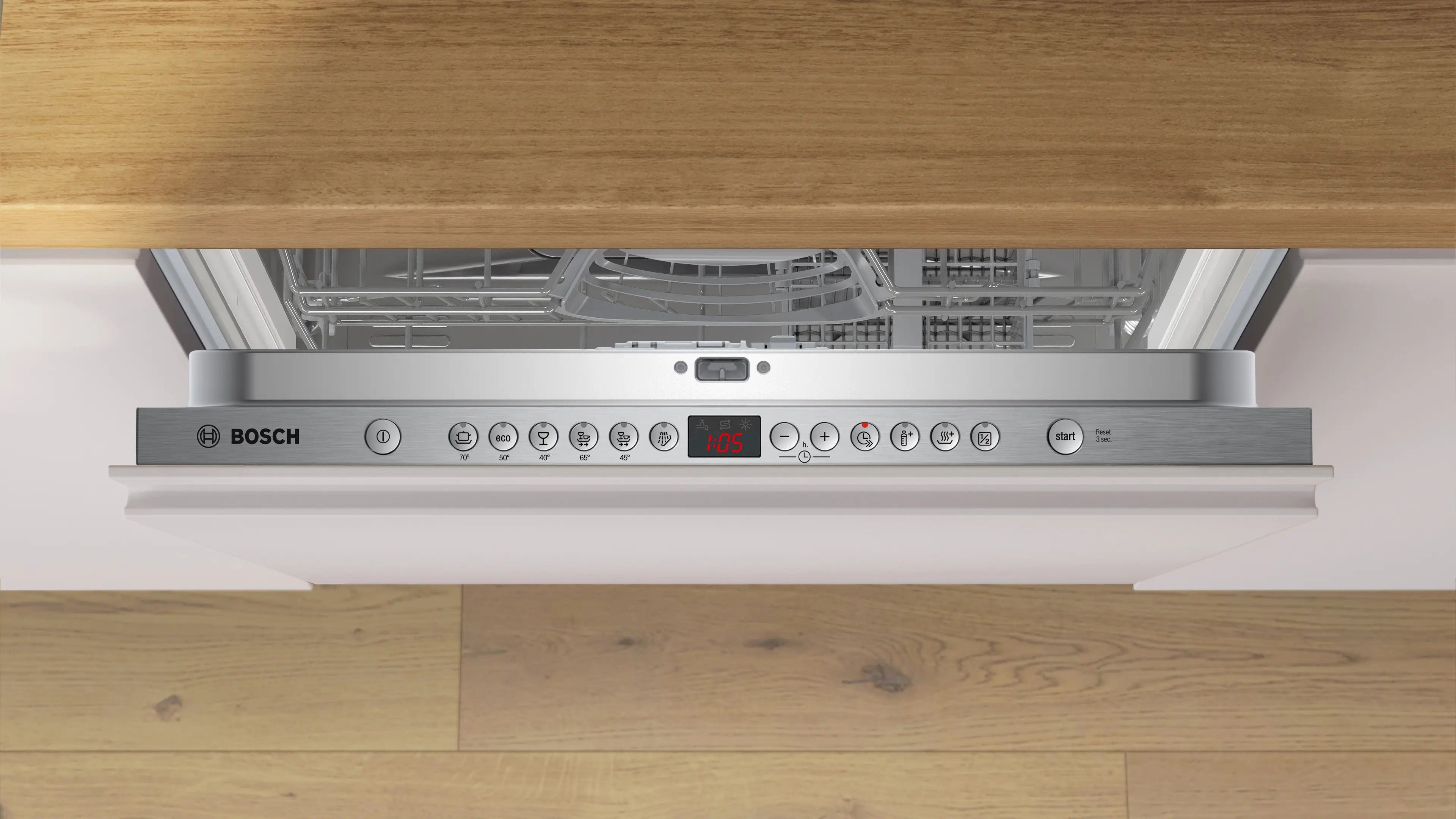 BOSCH Built in , Dishwasher 12 place 60CM ,6 Programs , Whi