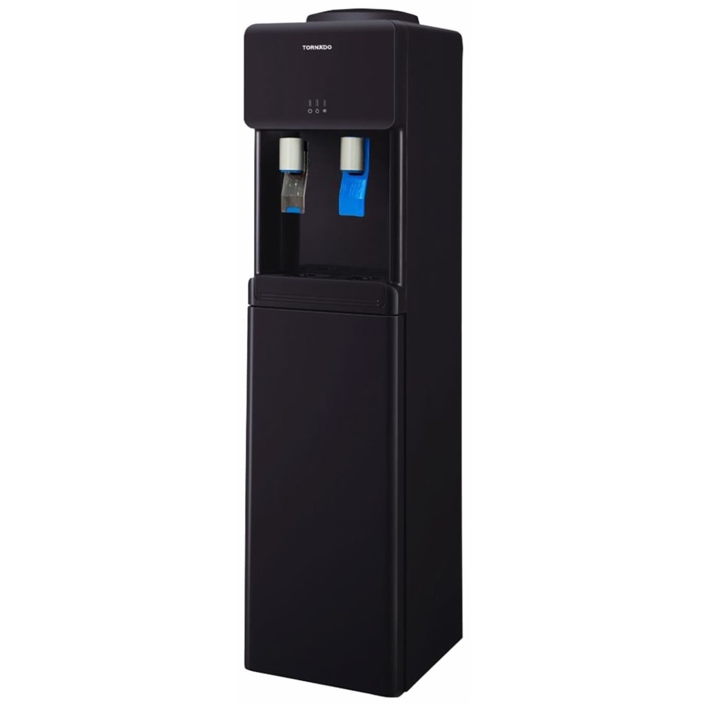 Tornado Water Dispenser - 2 Faucets Black -Cooling capacity