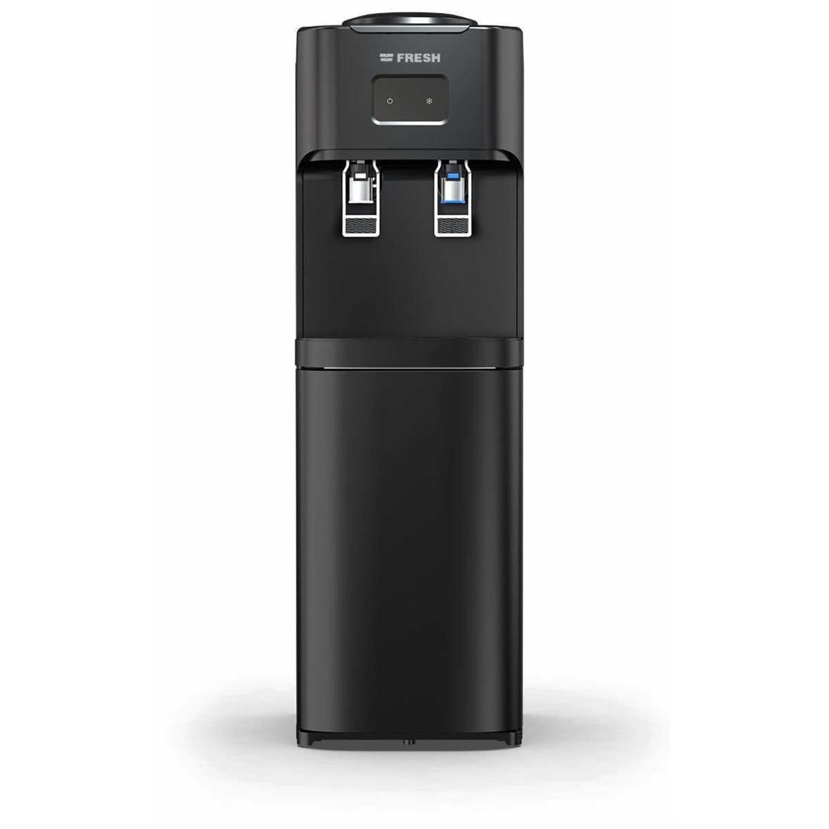 Water Dispenser 2 Faucets -Black Closed Cabin