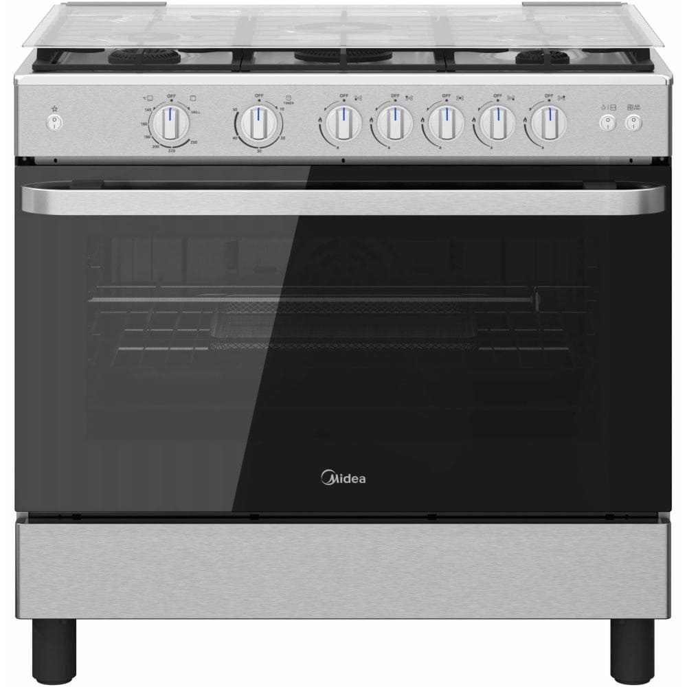 Midea Cooker Gas 90CM-5 Burners- Full Safety MFO-MG36LESS-VT