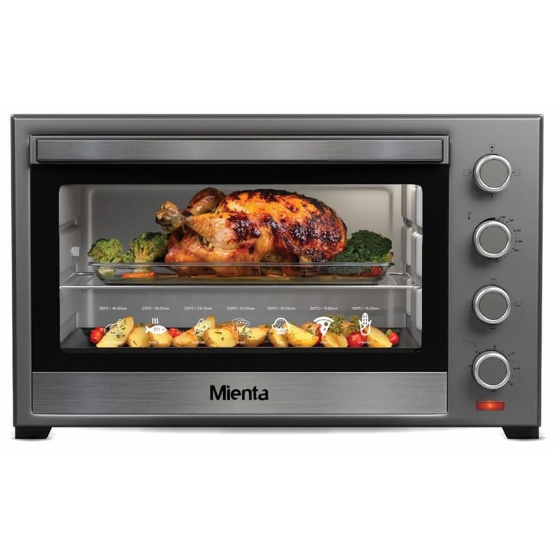 Oven 48L 2000W Silver Grill function 3 heating settings Adj