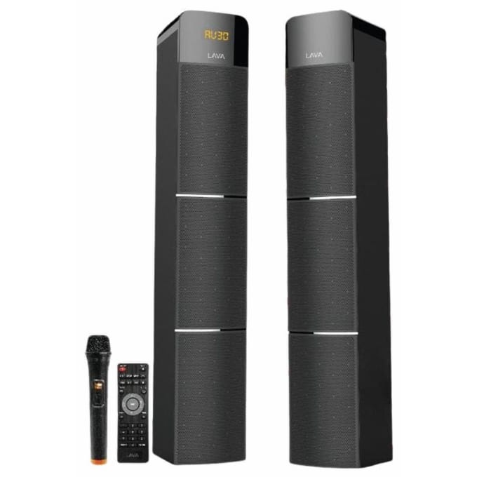 Lava Tower Speaker 15W 60 RMS Wireless Mic