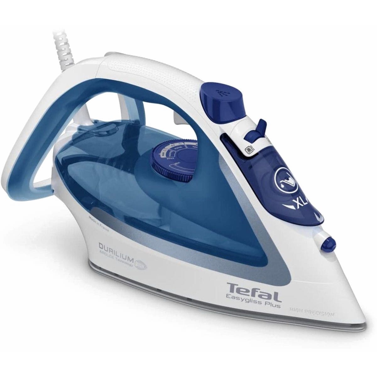 Tefal Easygliss Plus Steam Iron, 2700 Watt, Blue Model FV575