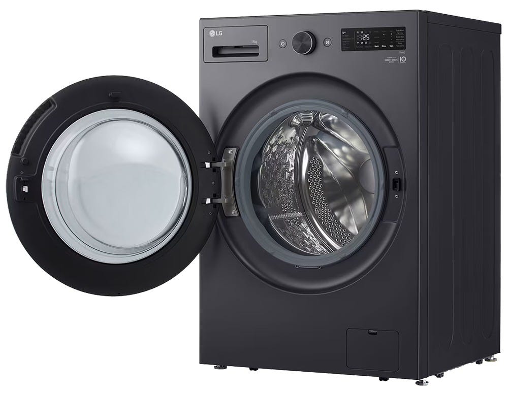 LG Washing Machine Front Load 15K/8Dryer Stone Silver Invert