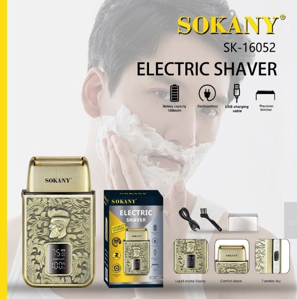 Smoothing Shaver ? Men's Trimmer ? Dry & Wet Use with 4 Comb