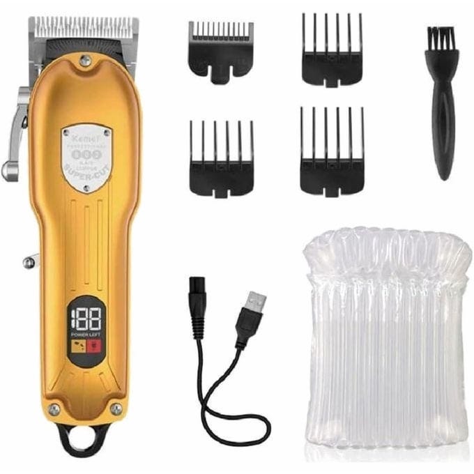 Kemei KM-802 Rechargeable Electric Shaver with LED Display H