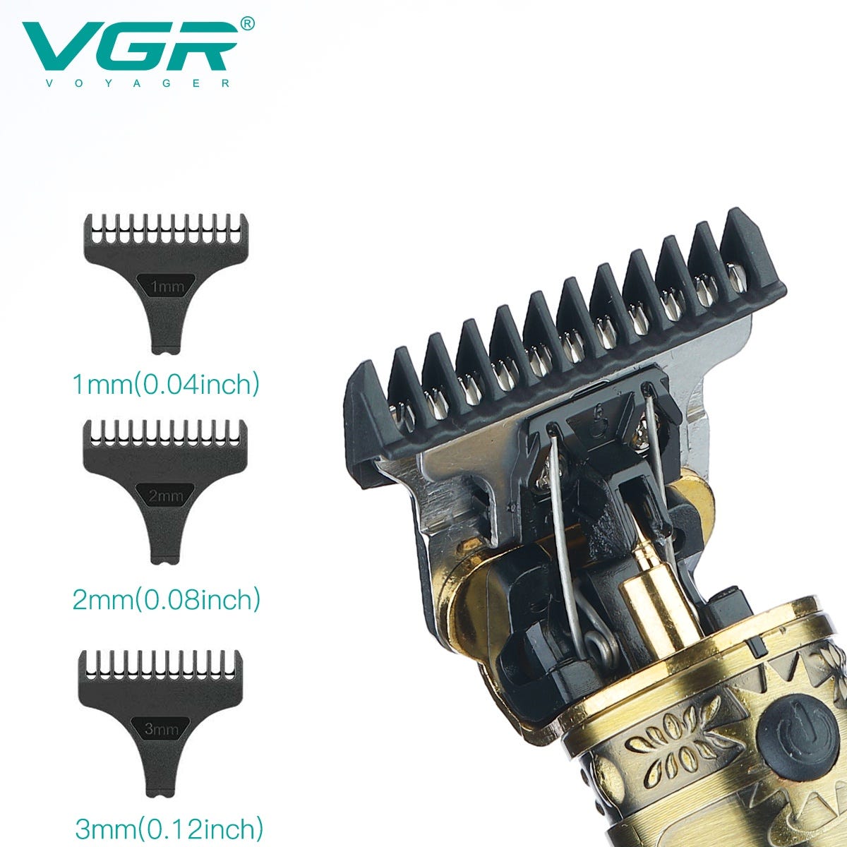 VGR V-085 Professional Hair Trimmer - Gold