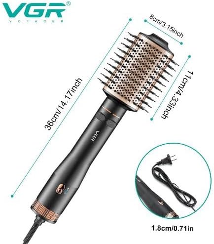 VGR Hair Dryer Brush & Volumizer Hair Curler Straightener Sa