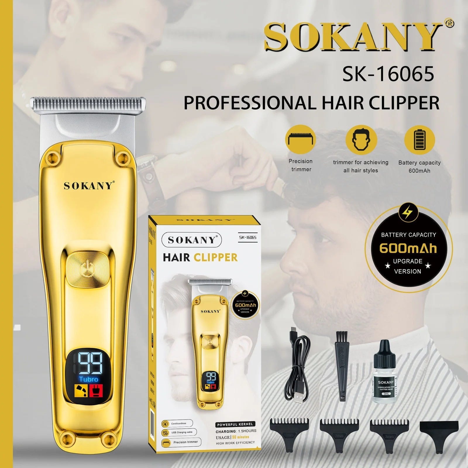 Sokany T-Blade Professional Detail Trimmer