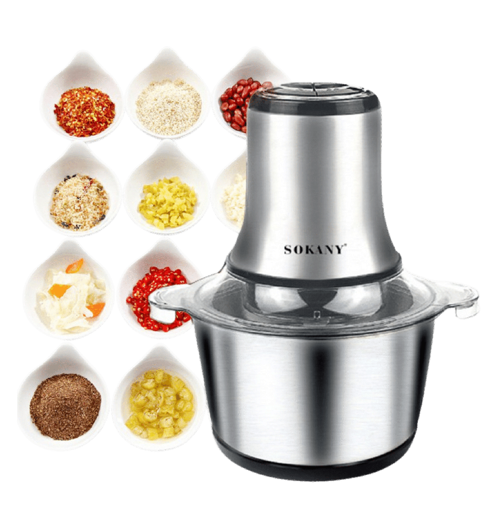 Sokany Stainless Steel Chopper, 3L, 800W