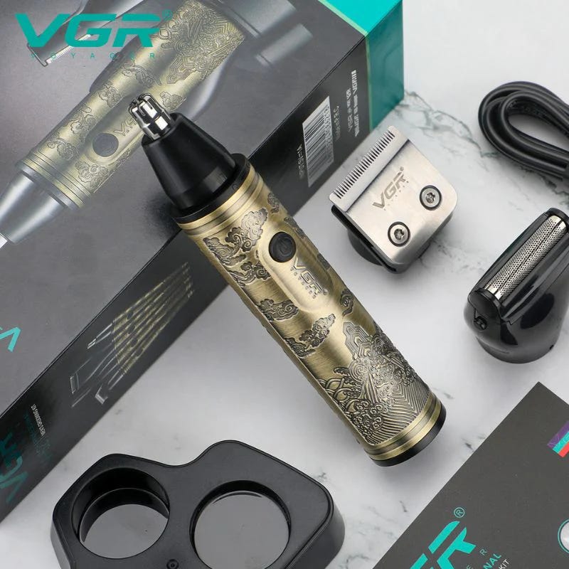 4 in 1 Grooming Kit with 500mAh Lithium All in one Trimmer f