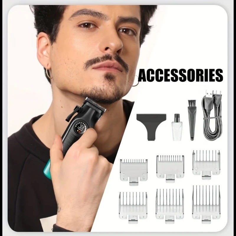 VGR Professional Rechargeable Hair Clipper & Hair Trimmer Ki