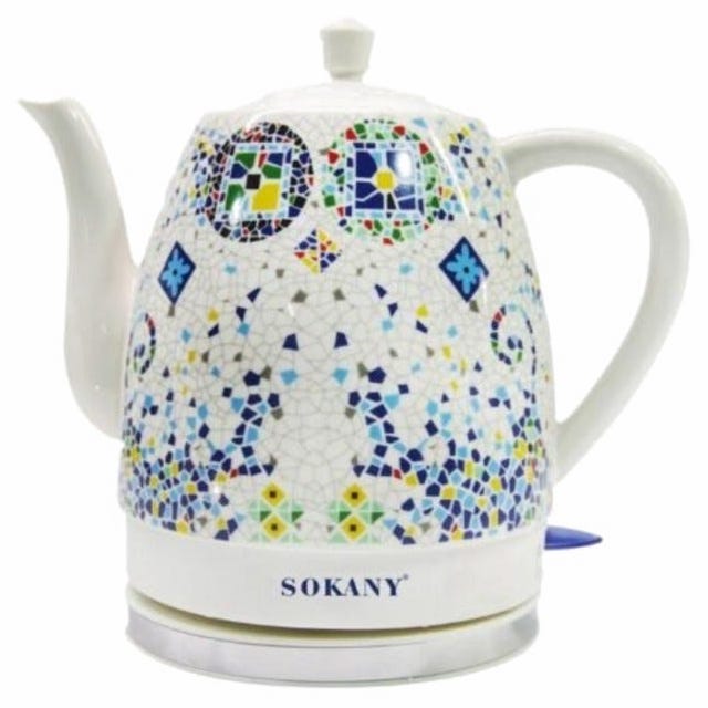 Sokany Decorative Electric Kettle 1.5L 1000W