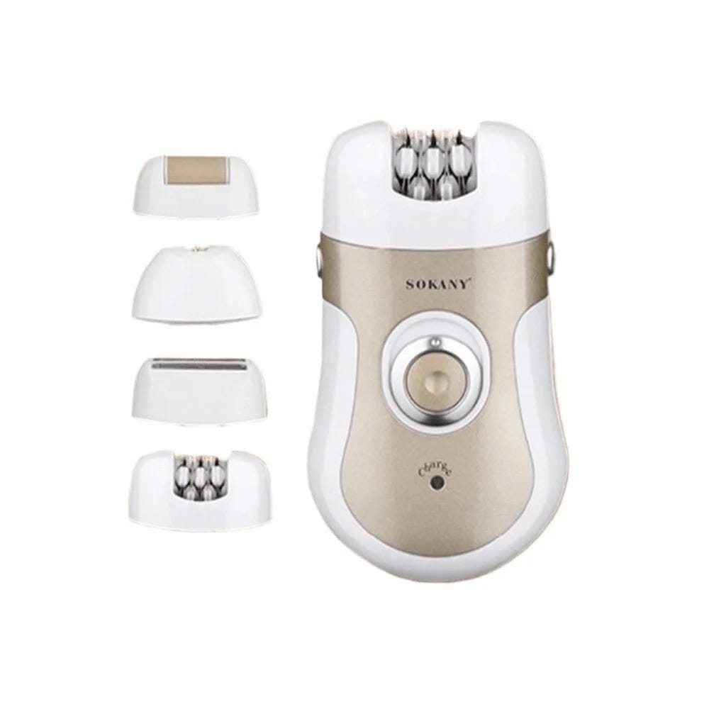 Hair removal and trimming device for use on all body areas: