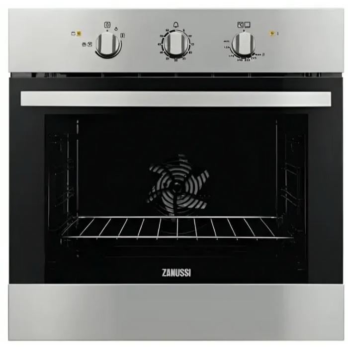 Built In Zanussi Oven 60 cm - Gas - Grill Safety- Stainless