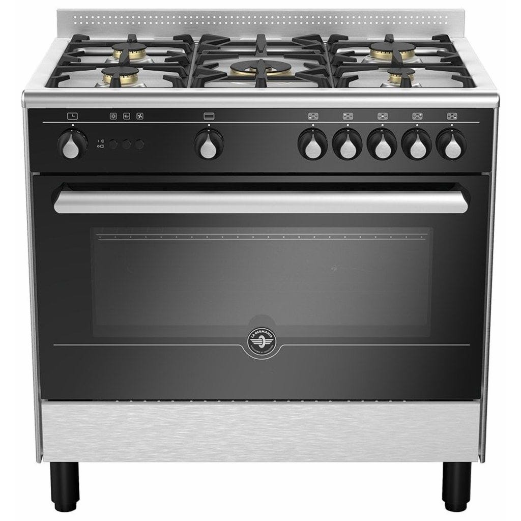 LA GERMANIA Cooker 90 x 60 - 5 Gas Burners Stainless x Black