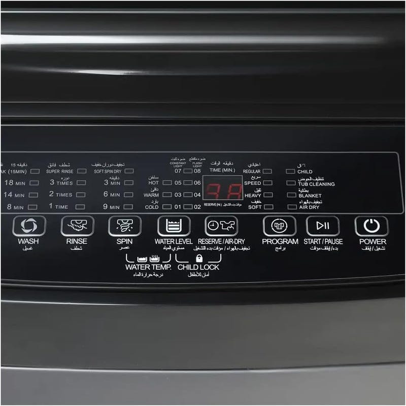 Washing Machine Top Automatic 12 kg Hydraulic Glass Door WMF