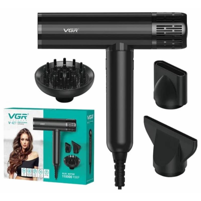 Professsional Digital Rechargeable Hair Trimmer, Green Black