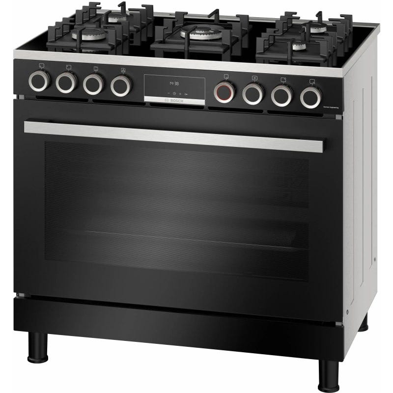 Bosch Gas Cooker 90cm Series 8 Stainless Steel 5 burners