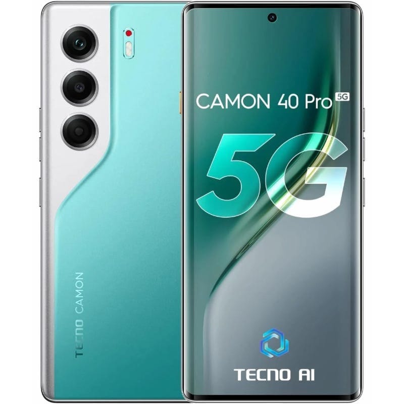 Tecno CM7 Camon 40 Pro 256GB+12GB Emerald Lake Green