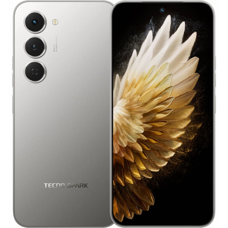 Tecno KM6 Spark 40 Pro 128+8GB Moon Titanium