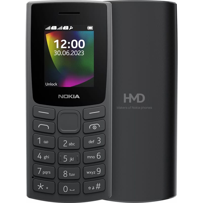 Nokia 106 DS EG Charcoal