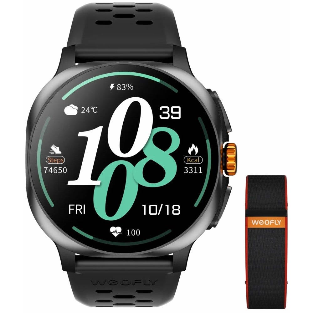 Weofly Vive 2 Smart Watch - Black
