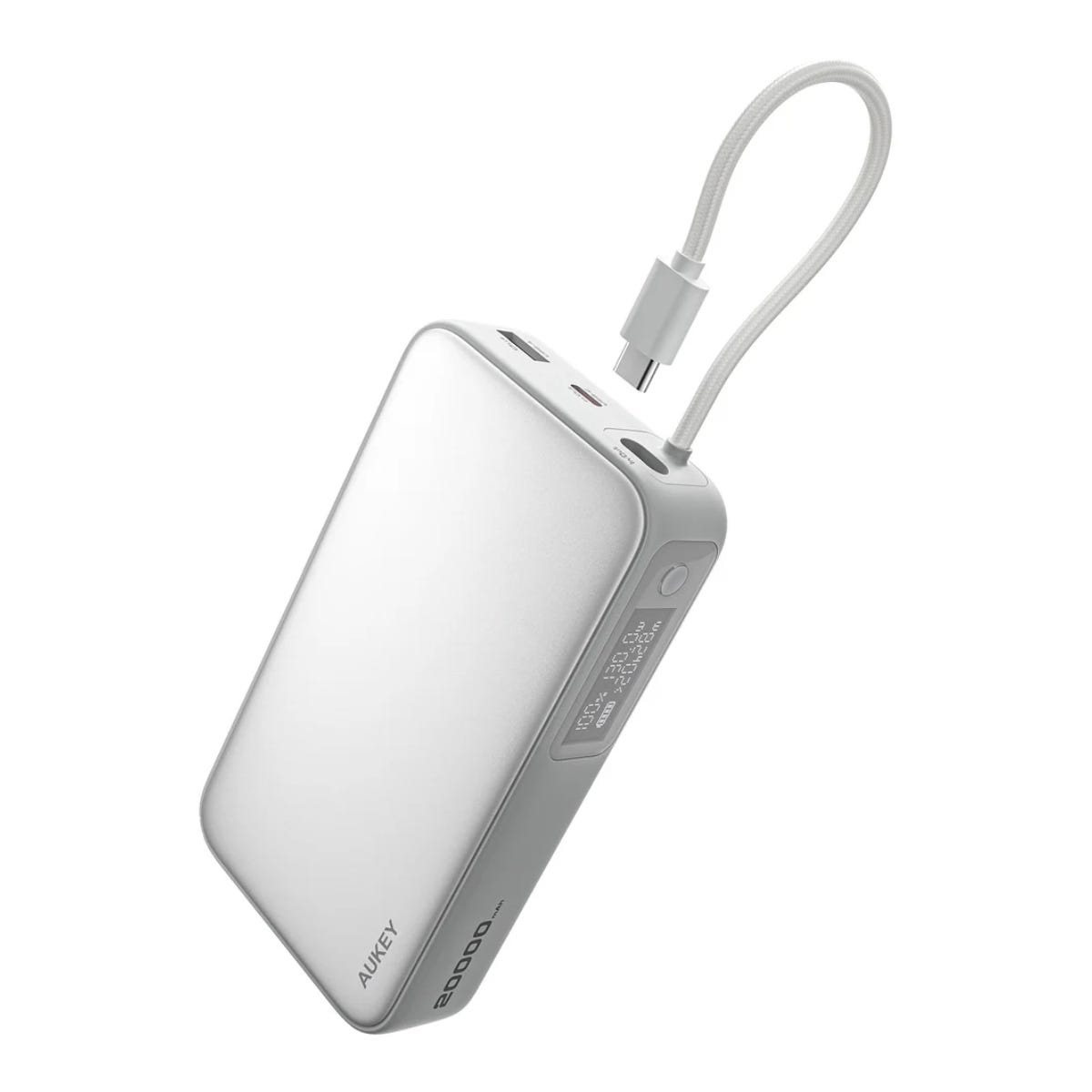 AUKEY 20,000mAh 100W PD Compact Size, Fast Charging PB with