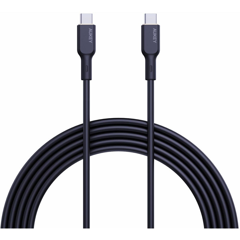 AUKEY 1m 100W Silicone USB C to USB C Cable CB-SCC101-BK