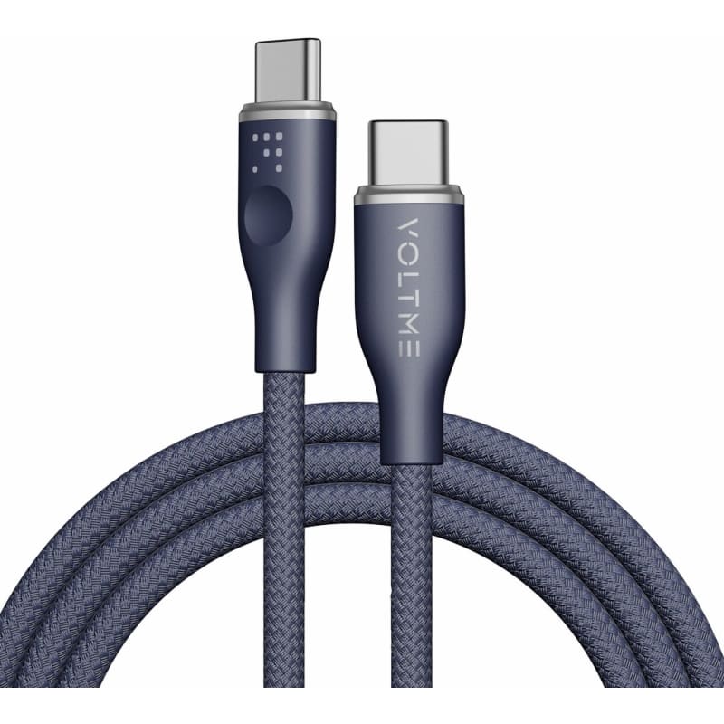 Voltme Nylon Cable C to C - 1M - Blue