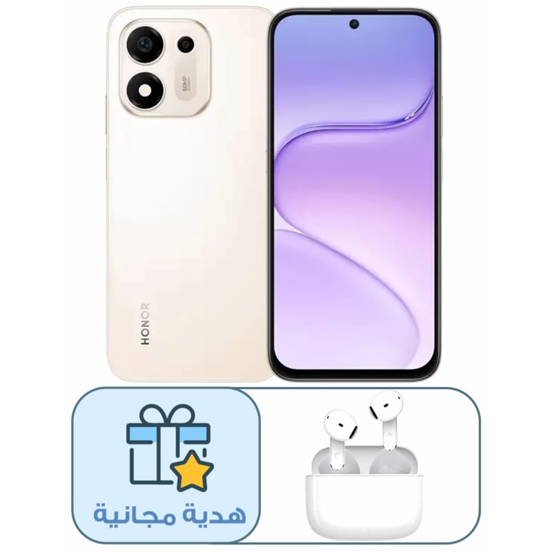 Honor X7e Plus 5G ( 8GB+256GB ),Desert Gold+X7e lite active