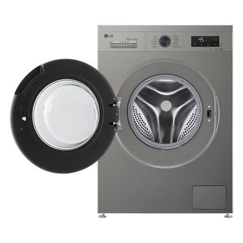 LG Washing Machine Front Load Inverter 8K Platinum Silver In