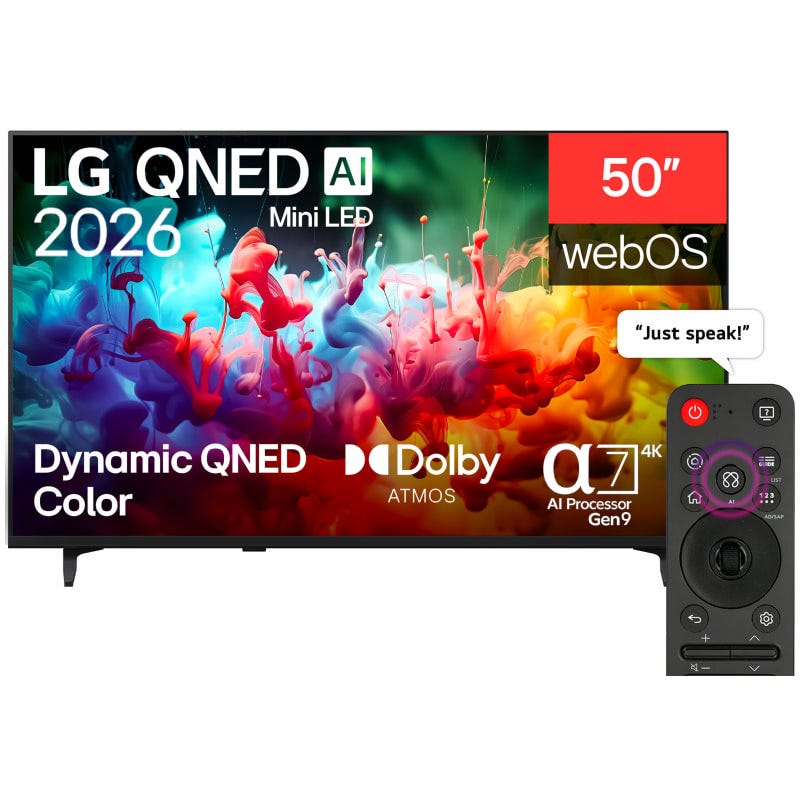 50 inch LG QNED AI QNED70 Mini LED 4K Smart TV 2026